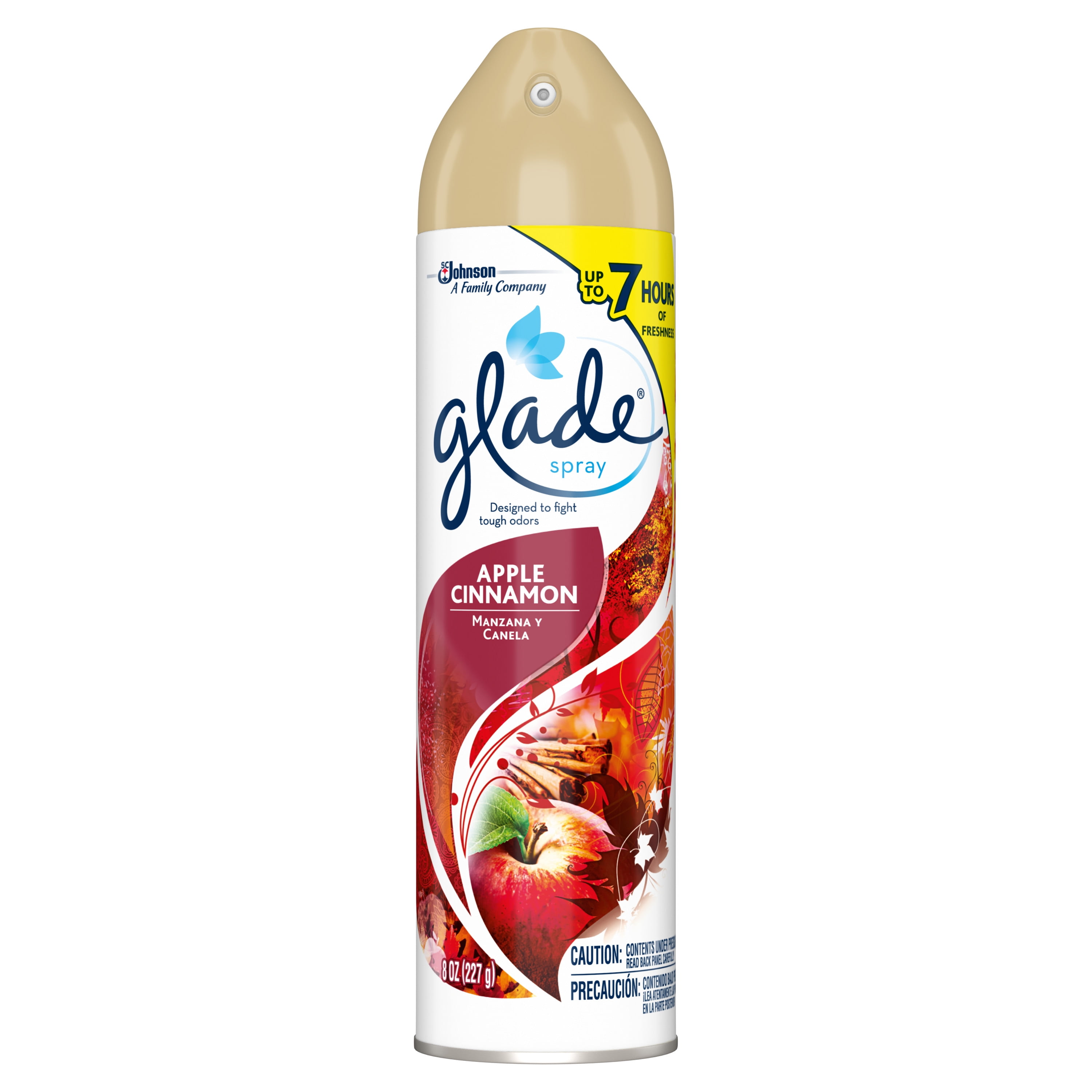 Glade Apple Cinnamon Room Spray Air Freshener, 8 oz