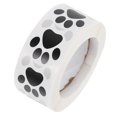 1 Roll Dog Paws Wall Decals Dog Pawprint Sticker Animal Footprint Wall