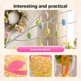 thumbnail image 2 of Easter Eggs Hanging Ornaments, Colorful Foam Easter Hanging Eggs, Designs For Tree Basket Filler Decor Party Favors (6pcs), 2 of 7