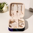 thumbnail image 6 of Crow Travel Portable Square Jewelry Display and Decorative Box with Bracelet Holder - Ideal for Rings, Earrings, Necklaces, Bracelets, and More - Suitable for Girls and Women, 6 of 6