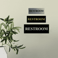 thumbnail image 4 of Basic Restroom Sign (White) - Large, 4 of 5