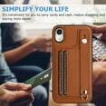 thumbnail image 2 of Dteck Wallet Case for iPhone XS Max, iPhone XS Max Case with Kickstand Leather Card Holder, Phone Protective Back Cover,Brown, 2 of 6