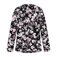thumbnail image 6 of Aloohaidyvio Summer Long Sleeve Shirts for Women 2025 Dressy Casual Tops Pleated Front Lightweight Blouses, 6 of 6