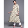 thumbnail image 4 of eloria Casual Top Cotton Kurti Tunic Indian Ethnic Women Printed Straight Kurta Hippie, 4 of 5