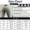 thumbnail image 2 of Lilvigor Women's High Waist Yoga Pants Ruched Butt Lifting Tummy Control Workout Leggings Stretchy Textured Booty Tights, 2 of 6