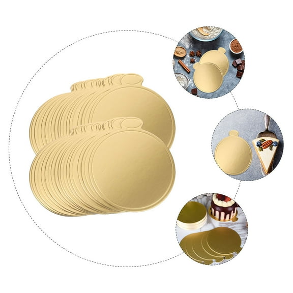 GAXIRE 50 Pcs Cake Cardboard Bases for Baking, Cake Display, Serving, and Party Dessert Presentation