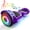 Chrome Purple, variant on Tcdjtc Hoverboard with Bluetooth and Led Lights, Balance Board for Kids, Kids Outdoor Toys with 9 Mph Max Speed, All Terrain Hoverboard with UL 2272 Safety Standard