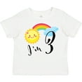 thumbnail image 3 of Inktastic I'm 3 Third Birthday Sun Rainbow Boys or Girls Toddler T-Shirt, 3 of 5