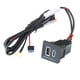 thumbnail image 3 of Enchufe cargador coche PD+QC3.0 USB C A apto para Multivan T5 2003-2015, 3 of 9