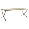 thumbnail image 2 of American Home Classic Steve Traditional Metal and Marble Coffee Table in Brass, 2 of 6