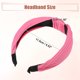 thumbnail image 4 of Unique Bargains 6 diademas para el pelo, diadema anudada ancha para mujer y niña, color rosa, naranja, marrón, 1,18 pulgadas de ancho, 4 of 7