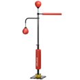 thumbnail image 1 of Soozier Height Adjustable Boxing Punching Bag with Speed Balls, Red, 1 of 9