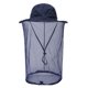 thumbnail image 2 of Sombrero de red Dalrosia Head, sombrero de cubo con velo de malla de nailon, sombrero safari, sombrero para el sol para mujeres y hombres, protección solar UV, pesca, jardinería y navegación al aire, 2 of 7