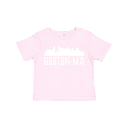 

Inktastic Boston Massachussetts Skyline Boys or Girls Toddler T-Shirt