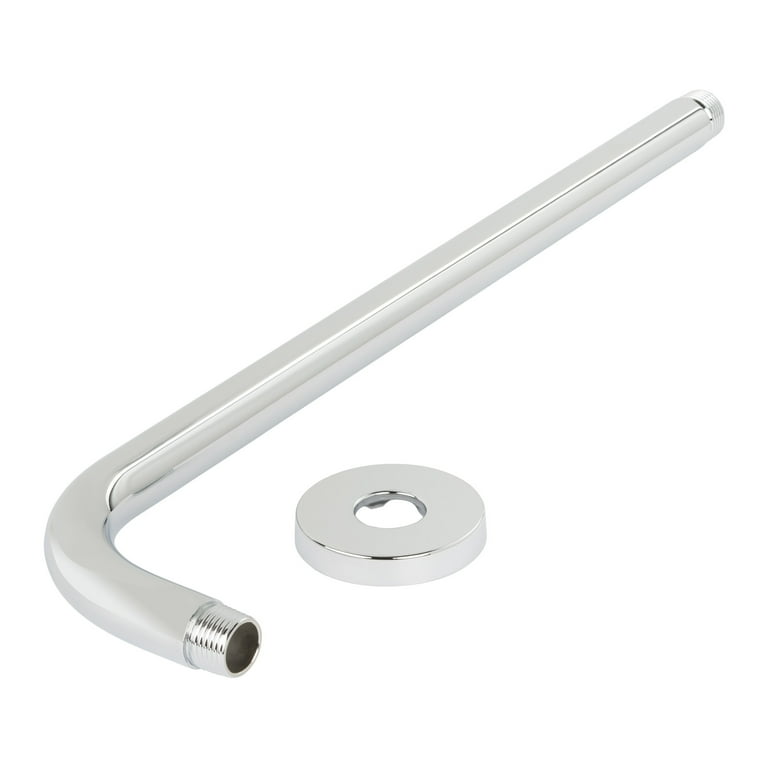 Miseno Brushed Nickel Shower Arm and Flange Miseno Brushed Nickel Shower Arm and Flange