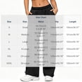 thumbnail image 3 of Hvogkswy Cargo Pants for Women Elastic Drawstring Straight Leg Loose Long Trousers Multi Pockets Solid Casual Athletic Work Pants S-3XL, 3 of 9
