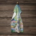 thumbnail image 4 of White Poodle Spring Path Kitchen Towel, 4 of 5