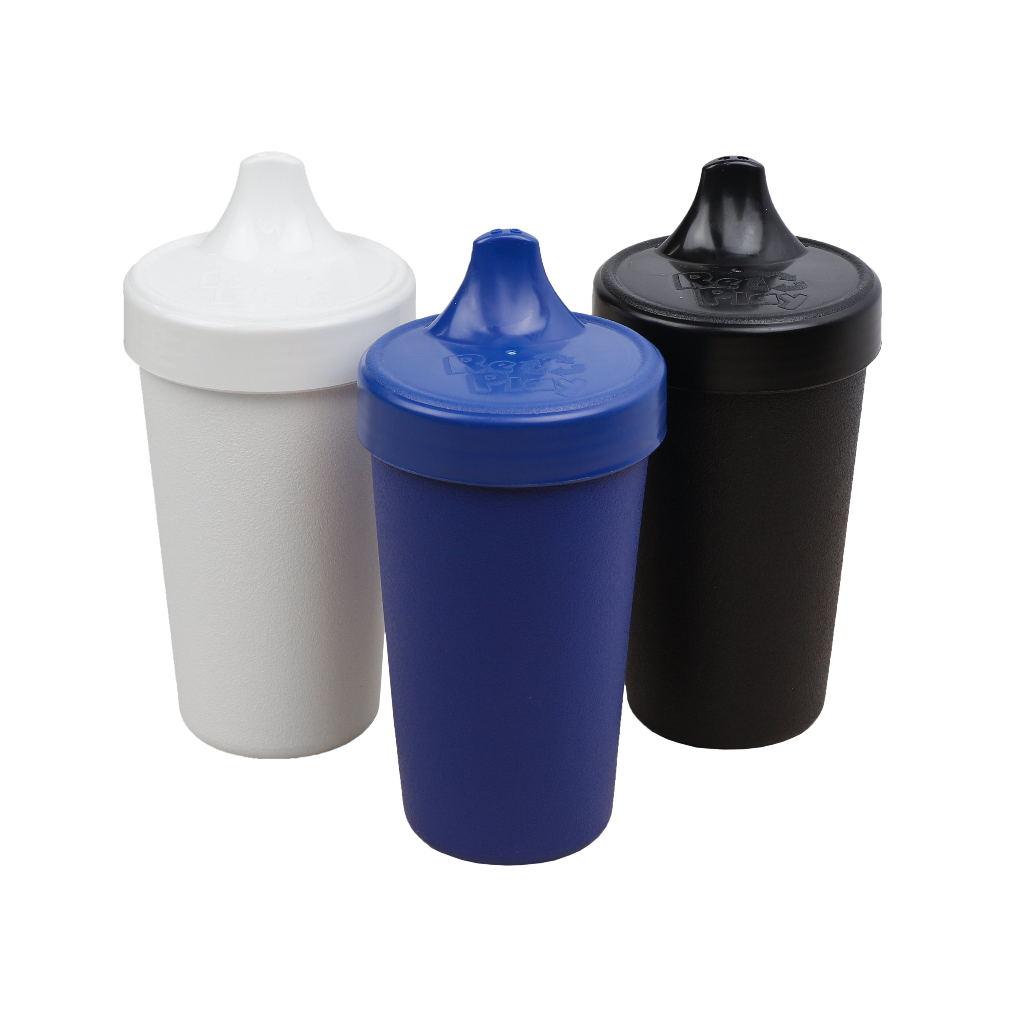 Aqua Virtually Indestructible Sky and Navy Blue True Blue+ Re-Play Made in USA 4pk Divided Deep Walled Plates in Teal Made from Eco Friendly Heavyweight Recycled Milk Jugs
