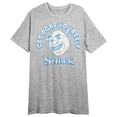 thumbnail image 5 of Shrek Get Ogre Yourself Women's Heather Gray Short Sleeve Sleep Shirt-L, 5 of 7