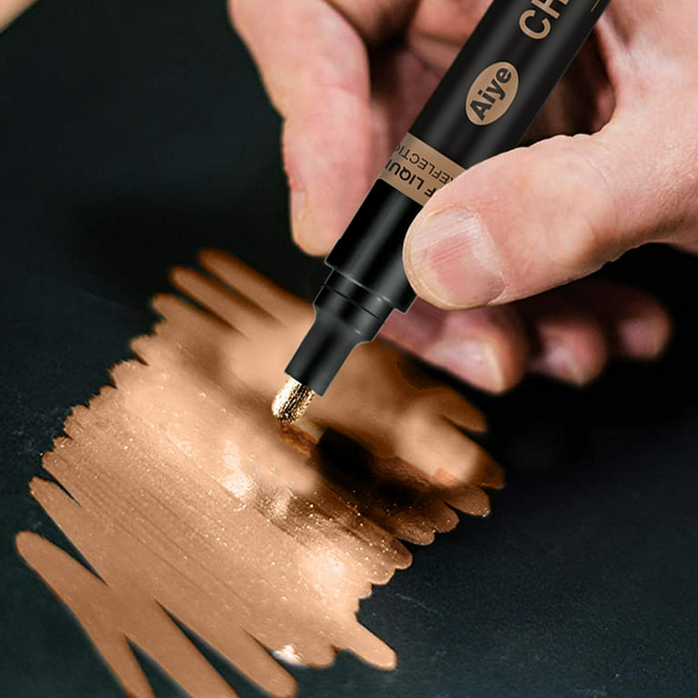 Metallic Liquid Chrome Mirror Marker Pen Waterproof Paint Pens DIY  Craftwork Pen