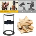 thumbnail image 3 of Firewood Kindling Splitter,heavy Duty Wood Splitter Manual Log Splitter Cutter For Home Camping Outdoors(B,S), 3 of 5