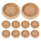 thumbnail image 1 of 10 posavasos de madera sin terminar, base de madera pequeña, mini bases de artware, práctica base de cojín de aguja para coser bases redondas en miniatura, 1 of 8