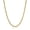 Yellow Gold, variant on Sterling Silver Diamond Cut 14 Inches Rope Chain Necklace