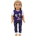 thumbnail image 6 of AmaMary 10 Pcs American Doll Clothes, Fits 18 inch Dolls, Summer Short Sleeve and Pants Outfit for 45cm Dolls, 6 of 6