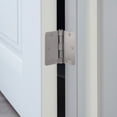 thumbnail image 6 of Design House 9-Pack 3.5" H x .25" Radius Butterfly Interior/Exterior Door Hinges, Satin Nickel, 6 of 8