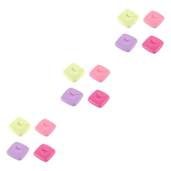 Injueey Cajas de almacenamiento de tampones de colores aleatorios, 4 Uds., Mini caja portátil de tampones para mujeres, funda, soporte para viajes al Type1 NO1 Injueey CBP436454