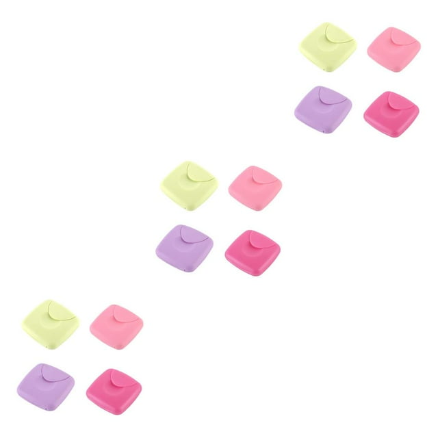 Injueey Cajas de almacenamiento de tampones de colores aleatorios, 4 Uds., Mini caja portátil de tampones para mujeres, funda, soporte para viajes al Type1 NO1 Injueey CBP436454