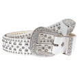 thumbnail image 1 of Western Rhinestone & Studded Leather Belt, 1 of 3