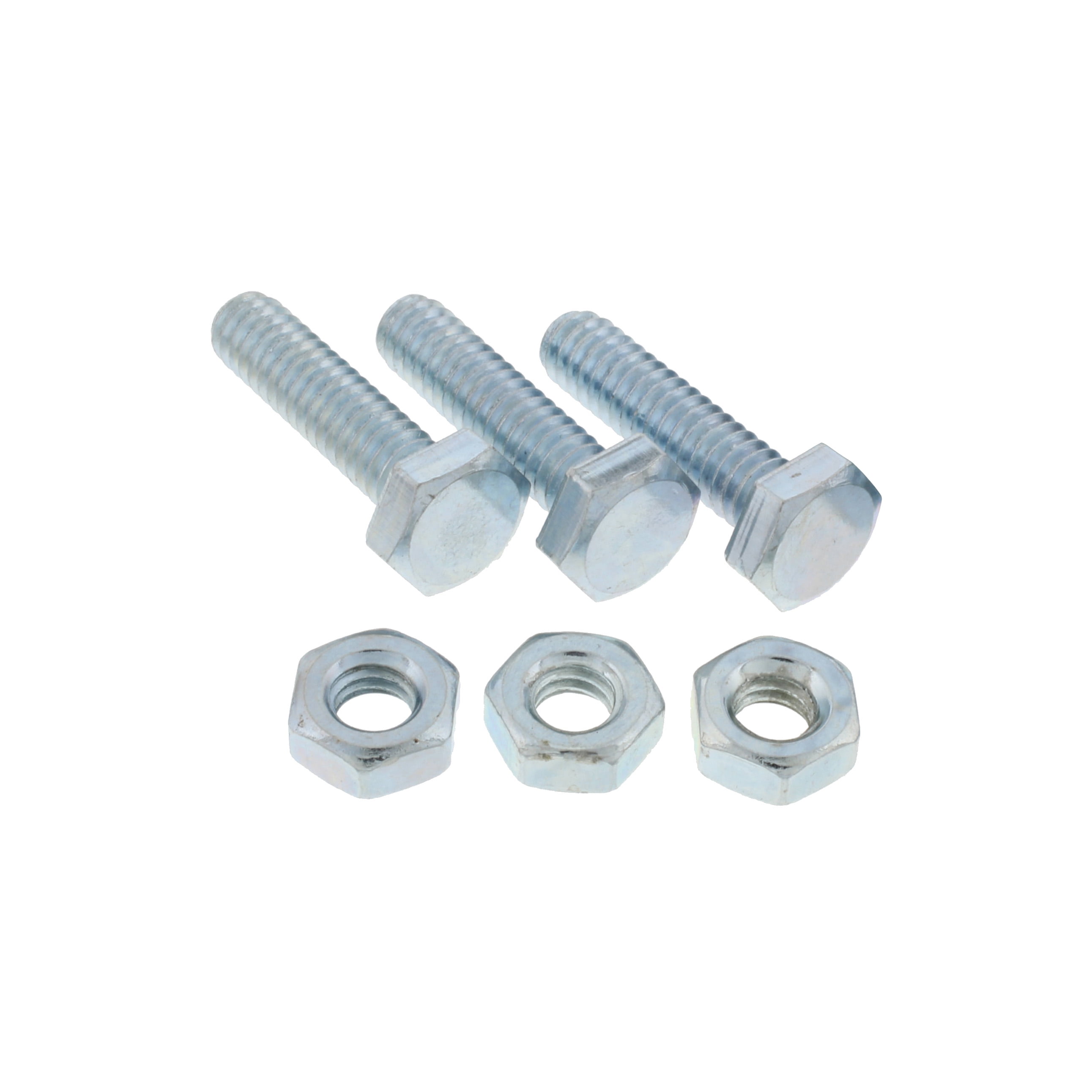 Zinc Plated Battery Hold Down Bolts x 9" long Pair 