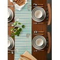 thumbnail image 4 of Summer Cactus Table Runner 48 Inches, Green Stripes Succulents Tropical Plants Bed Runner Dresser Scarves Tabletop for Indoor Outdoor Parties/Ceremony/Banquet, 13" x 48", 4 of 8
