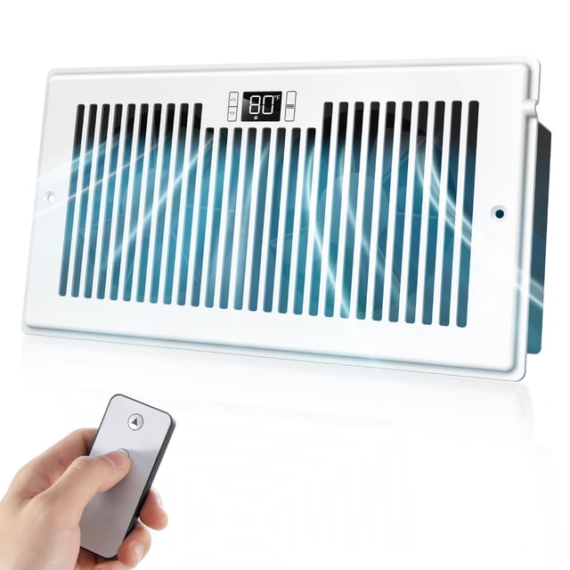 Ventilador Register Booster VELLEE Quiet de 10 velocidades con mando a distancia
