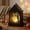 F, variant on Halloween Lamp Decoration Height Retro Hanging Lamp Halloween Pumpkins Flameless Candle Holder Bats Owl Lantern for Home Trick or Treat Party Supplies