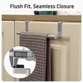 thumbnail image 4 of KES Over The Cabinet Door Towel Rack, 2 Pack Kitchen Towel Holder Over The Cabinet Door Towel Bar 18/8 Stainless Steel Brushed, 4 of 10