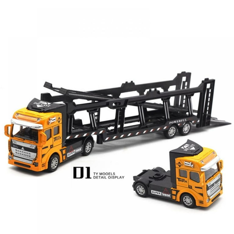 Dump Truck_1/50 Scale Alloy Engineering Vehicle Model Set Diecast Excavator Transporter Car Toys Kid