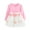 Pink, variant on Zanarzt Infant Baby Girl Dress Toddler Kids Baby Girls Long Sleeve Tulle Patchwork Flower Bow Dresses Clothes Pink,6-12 Months