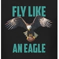 thumbnail image 5 of Old Glory Toddler Fly Like an Eagle Flying Football Short Sleeve Graphic T Shirt, 5 of 7