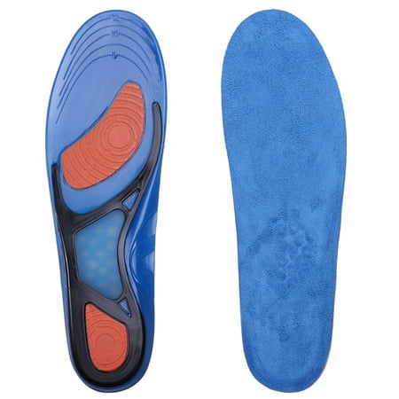CFR Sport Insoles, Silicone Insoles Shoes Pads Sport Running Cushion Insert for Shock Absorption，Relieve Foot Pain and