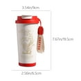 thumbnail image 3 of TaTaai 2Pcs 100% Leakproof Stainless Steel Vacuum Insulated Tumbler with Lid and Straw for Water, Iced Tea or Coffee, Smoothie and More, 3 of 7