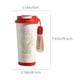 thumbnail image 3 of Taza de aislamiento de acero inoxidable 304 con pajita, portátil, de alto color, taza para caminar Suzuran, taza de regalo, tazas de café con aislamiento, taza de café portátil de acero inoxidable, 3 of 7