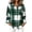 Green, variant on Women's Flannel Shirts Button Down Plaid Shirt Jacket Casual Long Sleeve Fall Shacket with Pockets