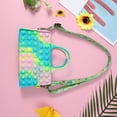 thumbnail image 4 of Sunloudy Female Handbag,Large Capacity Solid Color Storage Bag Fidget Toys,20*11*5.7cm, 4 of 9