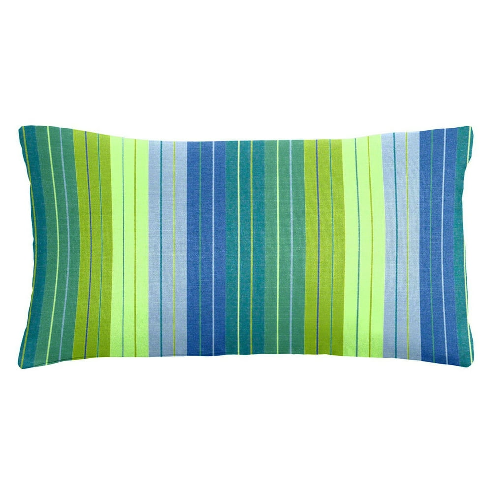 Cushion Source 20 x 12 in. Striped Sunbrella Indoor / Outdoor Lumbar