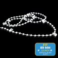 Blinds 10 Meter 100 Clips Vertical Blind Bottom Chain For 3.5 Inch/ 89
