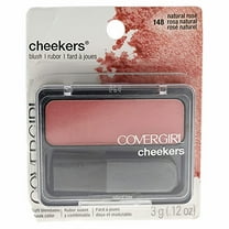 Covergirl Cheekers Blendable Powder Blush Natural Rose .12 oz (Pack of 48)