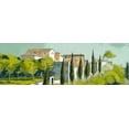thumbnail image 2 of Parsons, Jane Henry 32x13 Black Ornate Wood Framed with Double Matting Museum Art Print Titled - Monastero 14, 2 of 4