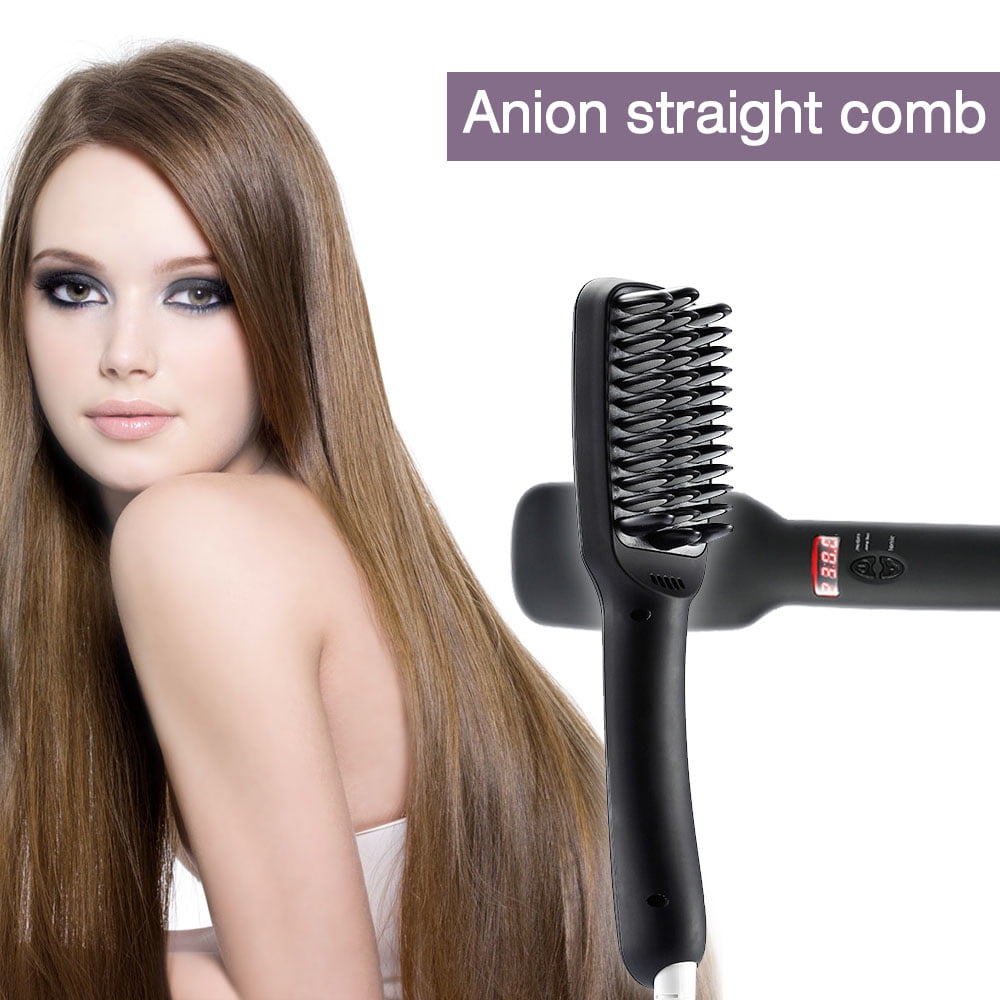 CoastaCloud Top 2in1 Hair Straightener Hair Detangler Brush Best